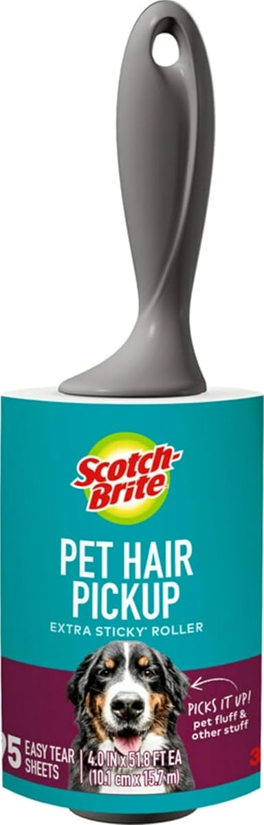 Scotch-Brite Pet Hair Extra Sticky Lint Roller — 95 Sheets